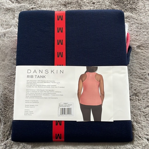 Danskin - 3 Pack Rib Tank Top - Picture 3 of 4